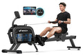 Magnetic Rowing Machine with 16 Levels, Dual Slide Rail O64415