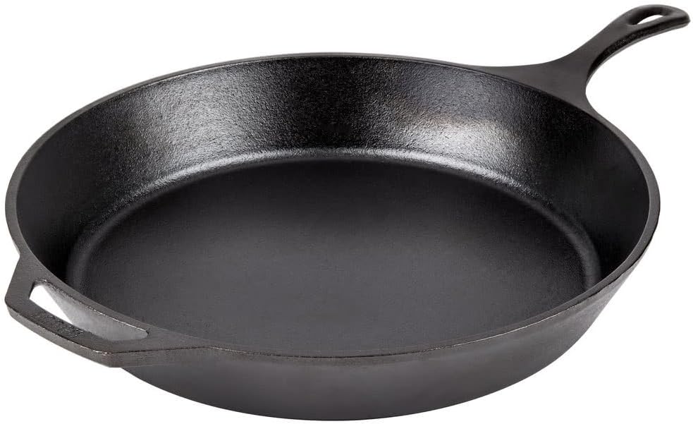 15 1/4 Pre-Seasoned Cast Iron Skillet O424