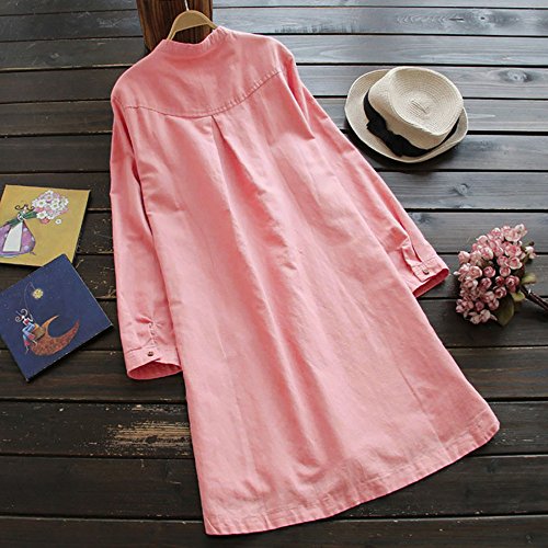 Striped Short Sleeve T Shirt Dress with Pockets P372