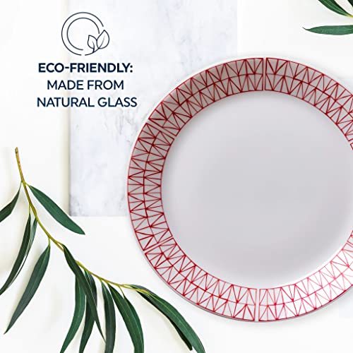 12-Pc Dinnerware Set, Service for 4, Glass Plate & Bowl Set Q371658