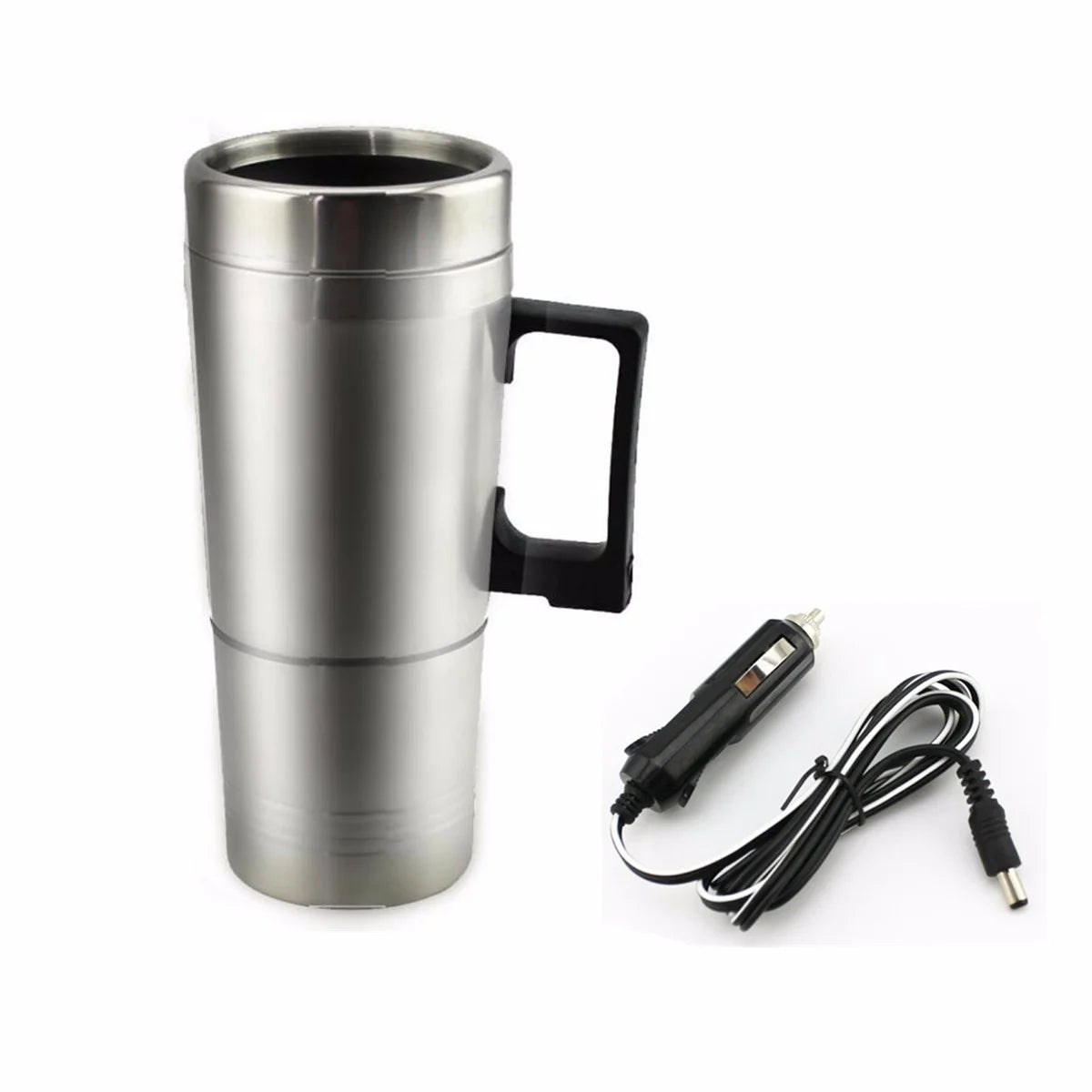 Stainless Steel 500ml Car Heating Cup with Anti-Spill Lid W1879