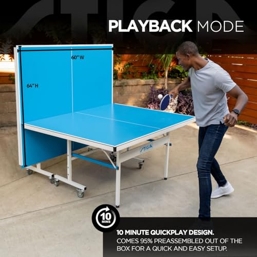 All Weather Aluminum Outdoor Table Tennis Table with Net & Post L30816