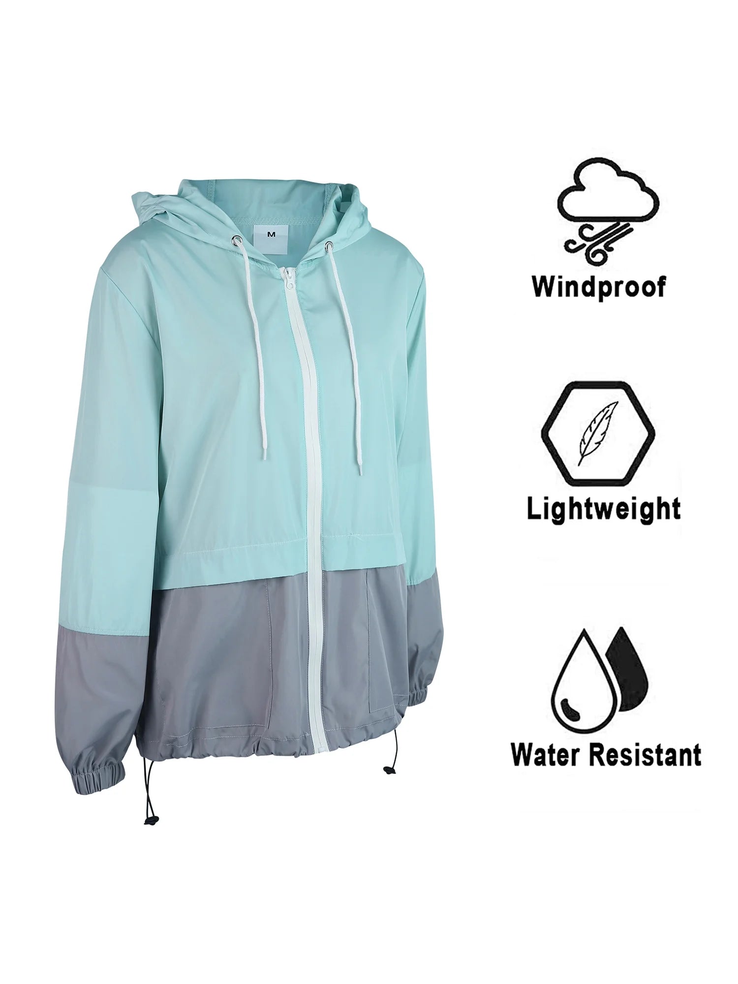Lightweight Hooded Rain Jacket A27355