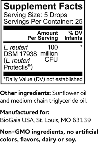5ml Pack of 4 Probiotic Supplement Drops D983