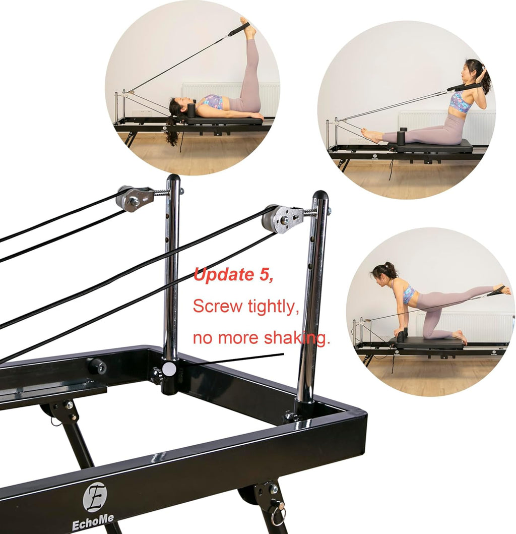 Updated Longer Size Pilates Reformer with Alloy Springs F2753