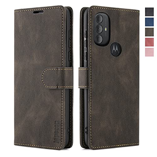 Blue Leather Wallet Case with Card Holder for Moto G Power 2022 C882009