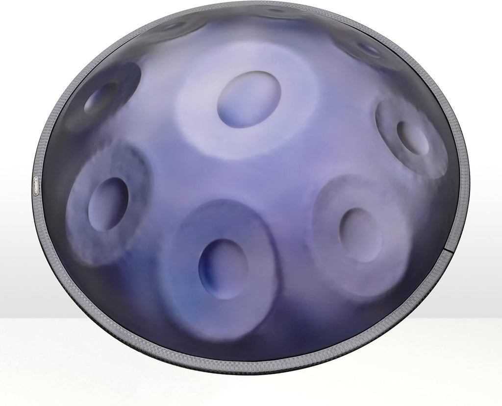 9 notes 22 inch Black Handpan Drum with stand, case, mallets and cloth W52121