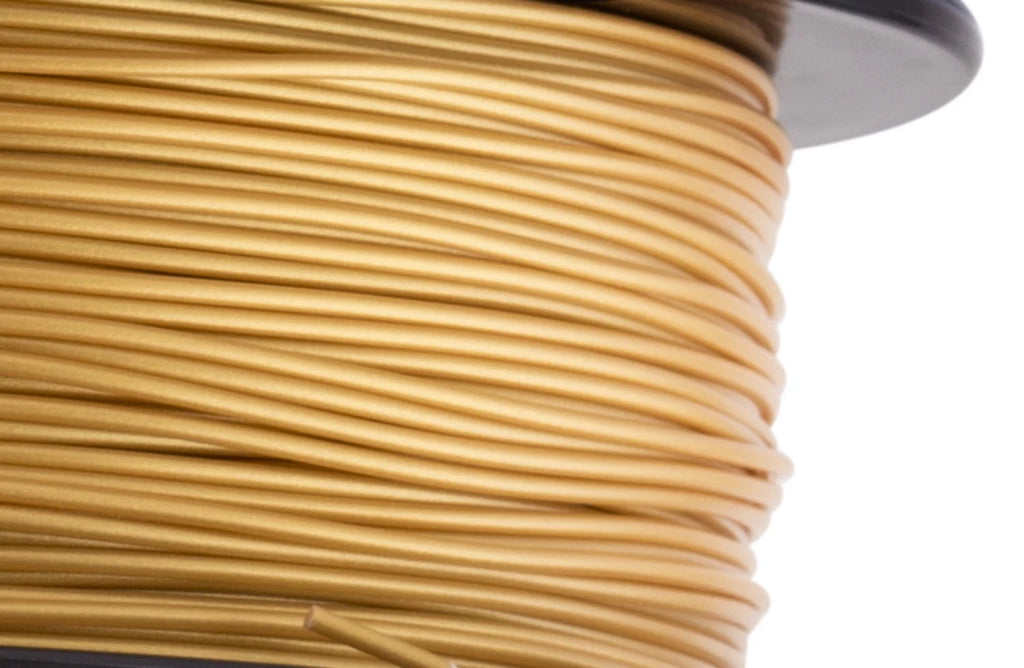 Gold 1.75 mm PLA 3D Printer Filament 1 kg Spool F1368