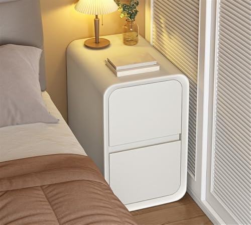 Brown 2 Drawer Solid Wood Bedside Table K1889