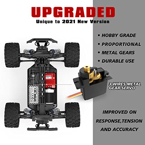 1:18 Scale 4X4 RC Monster Truck with 2 Batteries L246268