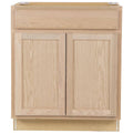 Natural Unfinished Door and Drawer Base Stock Cabinet in Brown G753