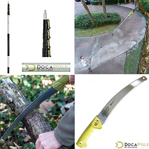 7-30 Foot Telescopic Extension Pole with Pruning Saw Attachment Z260