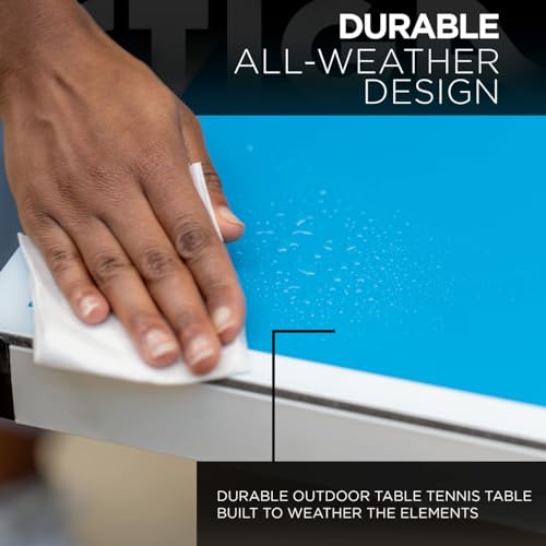 All Weather Aluminum Outdoor Table Tennis Table with Net & Post L30816