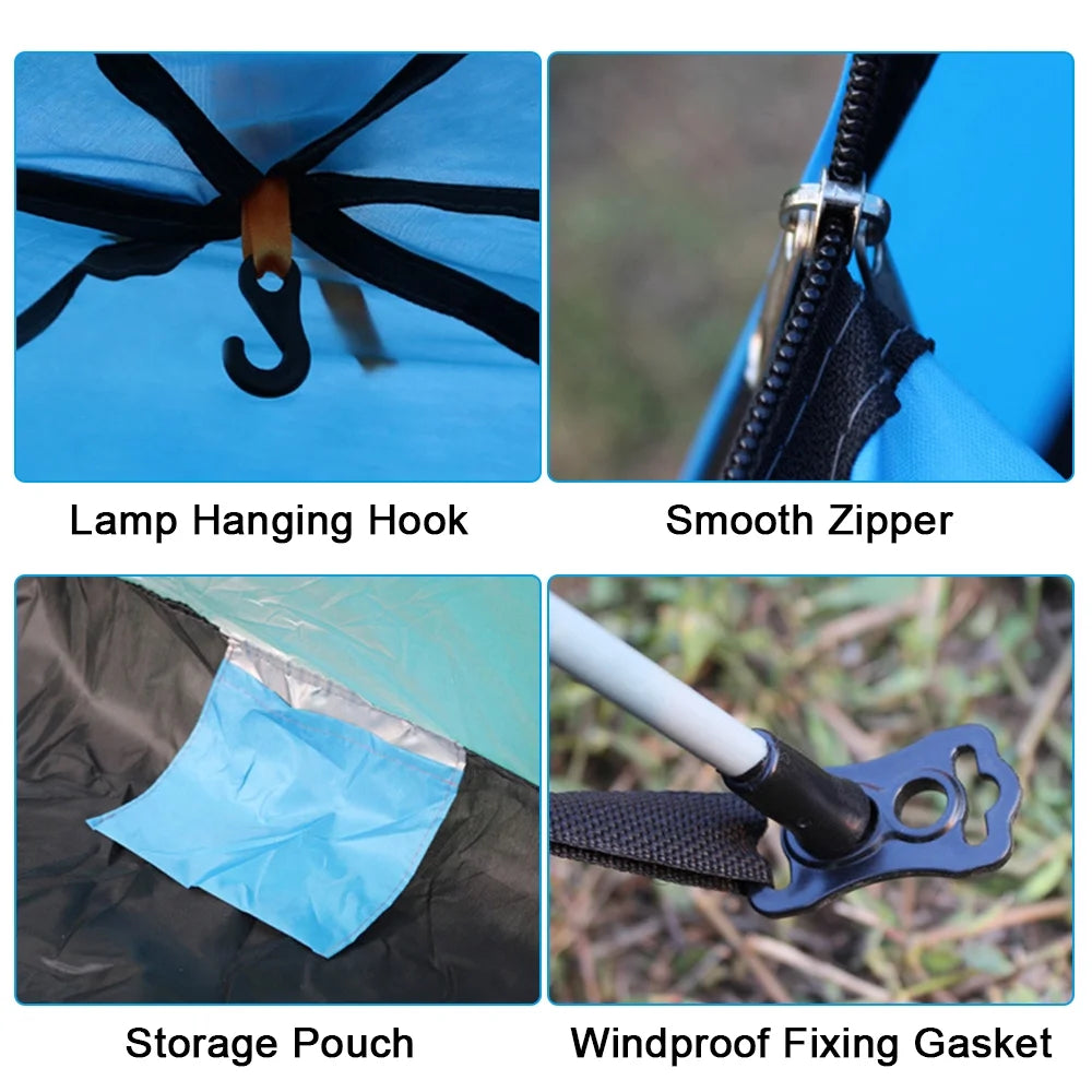Portable Instant Automatic Camping Tent for 2-3 Person D69739