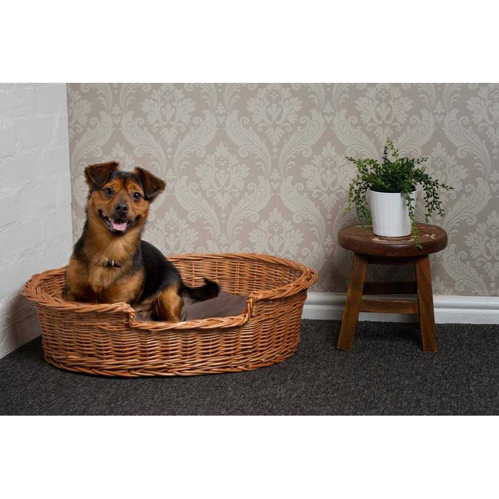 Wicker Dog Bed Basket Z4270