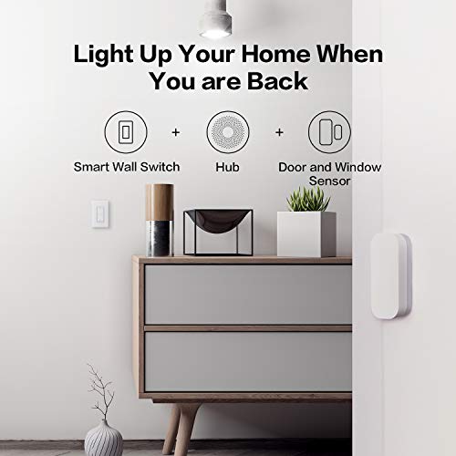 Smart Light Switch, No Neutral, Single Rocker, Zigbee Z57105