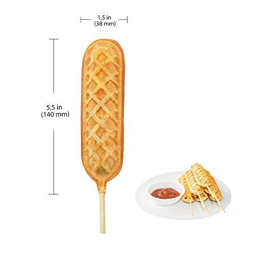 Stainless Steel Waffle Dog Maker (5 Waffles) R530114