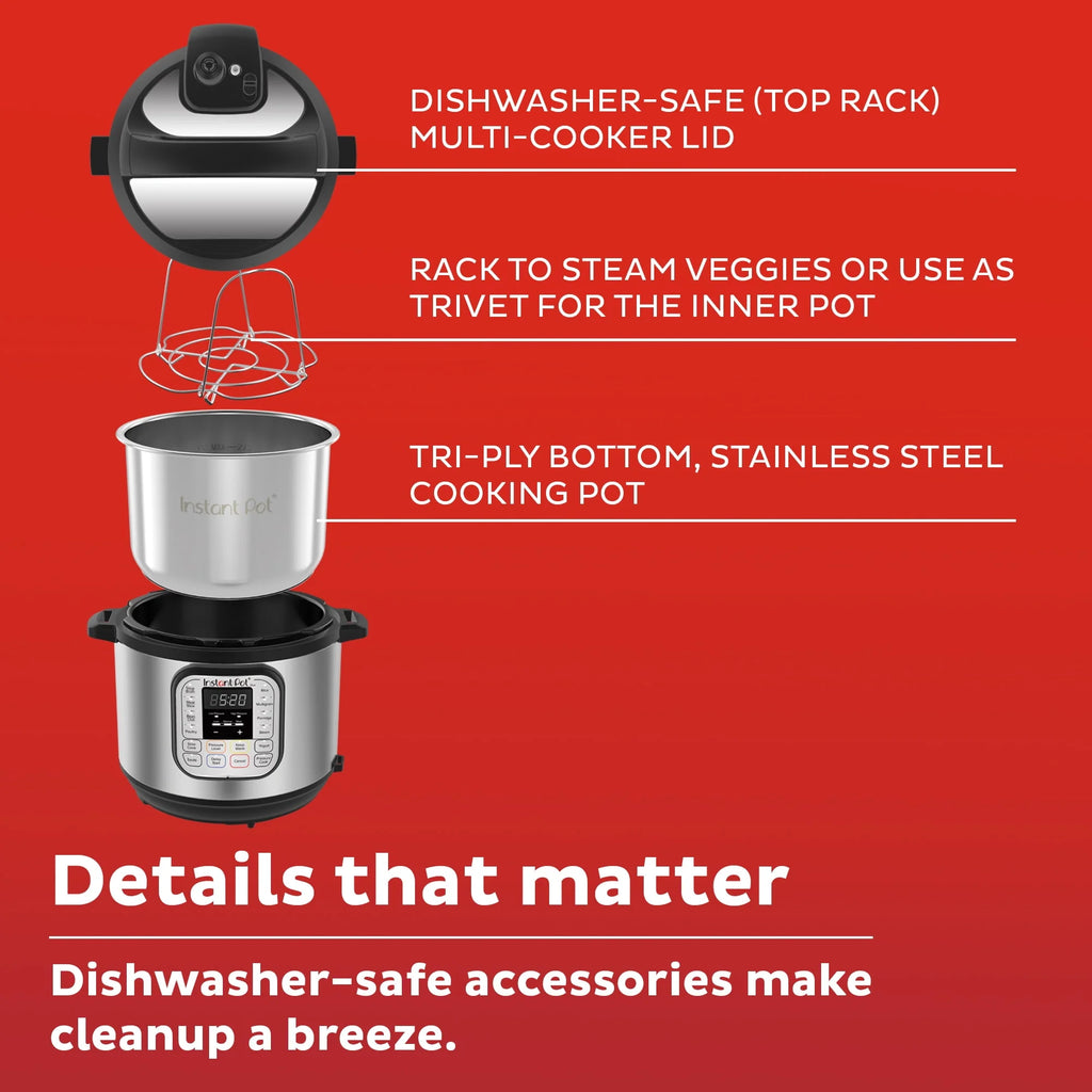 3-Quart Electric Pressure Cooker Q102423