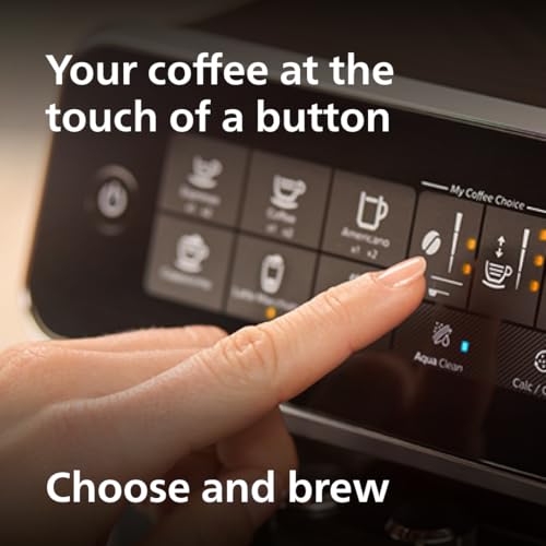 Black Fully Automatic Espresso Machine with LatteGo Milk Frother M31115