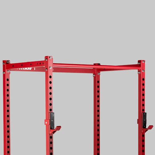 Short Power Rack with Pull Up Bar, Pin and Pipe Safeties, J-Hooks H11317
