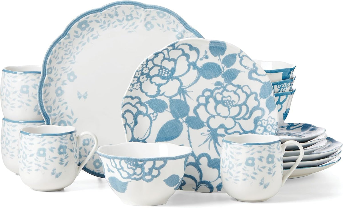 16-Piece Dinnerware Set, Cornflower U31327
