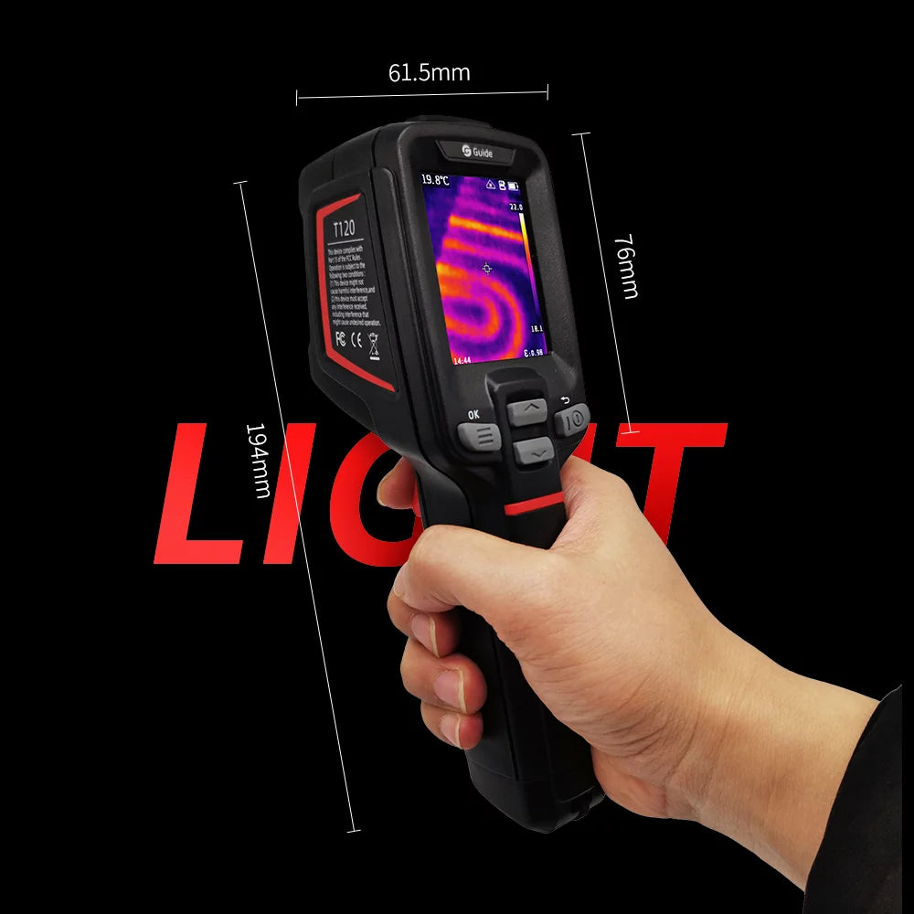 Portable Thermal Camera 2000mAh Rechargeable 2.4-inch Handheld Thermal Imager B343