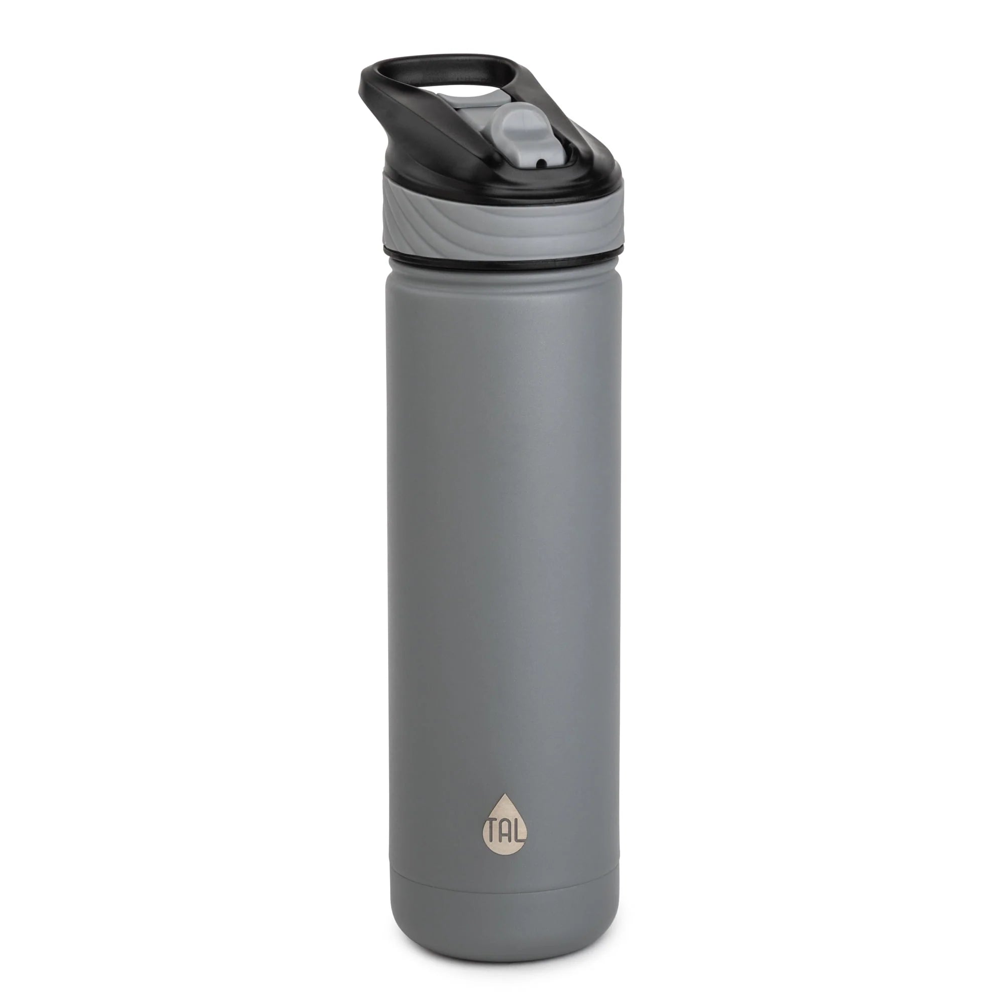 Black 26 oz Stainless Steel Water Bottle K37768