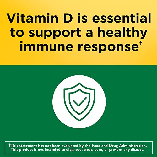 Vitamin D3 1000 IU (25 mcg) Dietary Supplement Softgels, 180 Count B82546