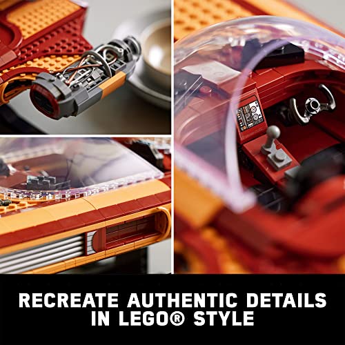 LEGO Star Wars Luke Skywalker's Landspeeder 75341 Ultimate Collector Series Building Kit H83858
