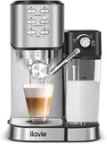 20 Bar 6 in 1 Espresso Coffee Machine with Milk Frother and 1000ML Water Tank Z55806