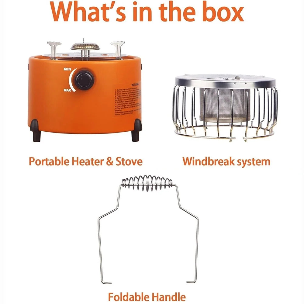 Portable Propane Heater & Stove with Fireproof Gloves I5199