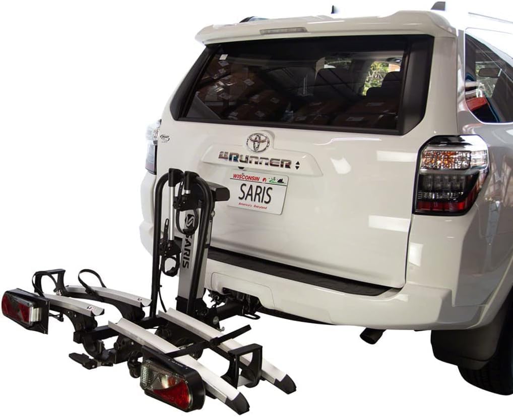 2 Bike Motorized Hitch Rack with Electric Rear Lights I116198