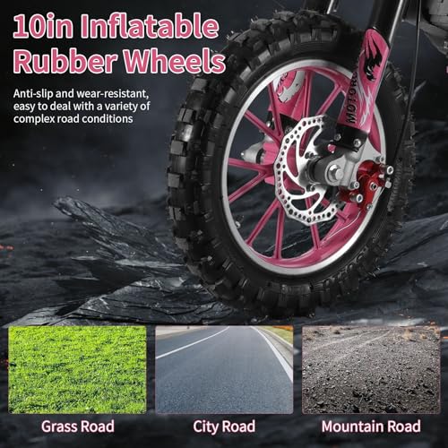 Pink 49cc Gas Mini Dirt Bike J928