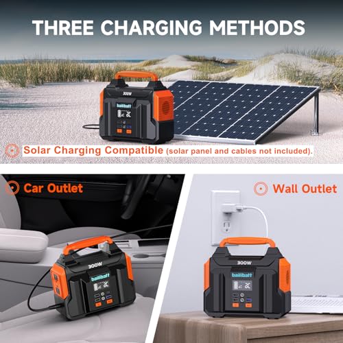 Portable Power Station 300W 257wh Lithium Battery D662211