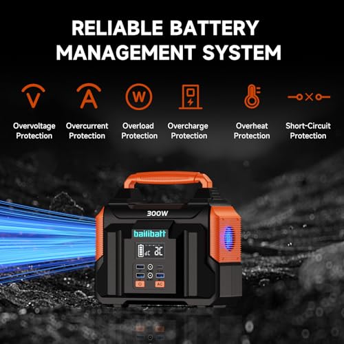 Portable Power Station 300W 257wh Lithium Battery D662211
