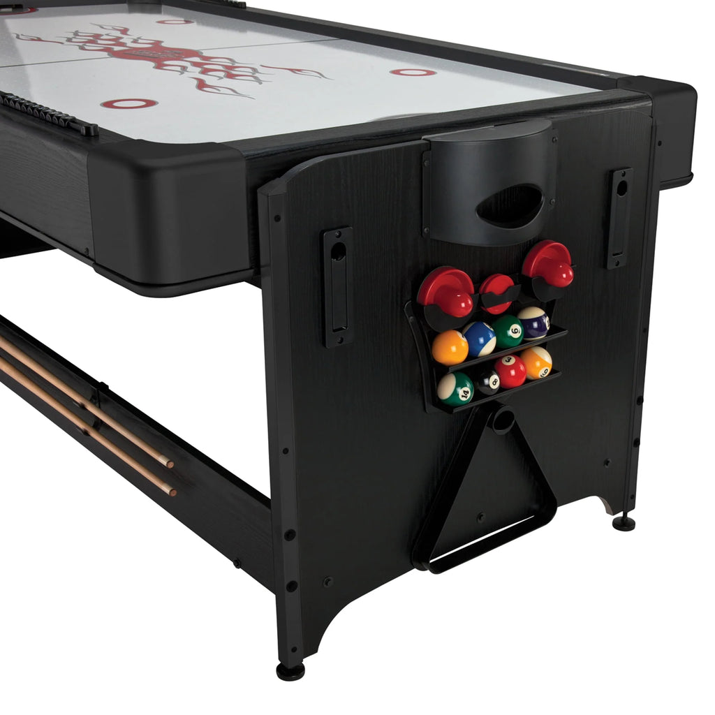 7' 2-in-1 Billiards and Air Hockey Game Table B200726