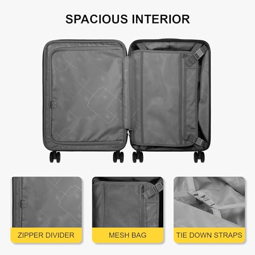 20" Hardside Carry On Suitcase with TSA Lock J8867