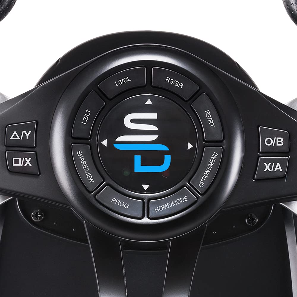 Steering Racing Wheel with Pedals, Paddles, Shifter and Vibration N72146