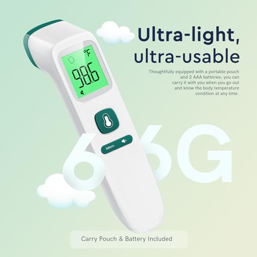 No-Touch Digital Forehead Thermometer with LED Screen A392