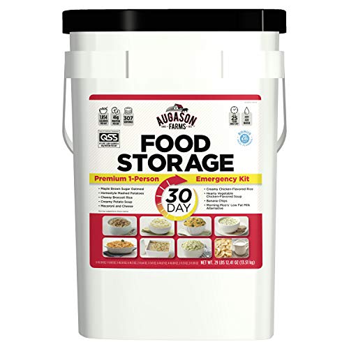 Emergency Food Supply Bucket, 307 Servings, Dehydrated Meal Kit L914