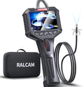 Articulating Borescope, 2-Way 180° Inspection Camera, 6.2mm Lens IP67 Waterproof Probe, 3.5'' Portable IPS Screen Endoscope with 3.3FT/1.0M Flexible Cable N6489