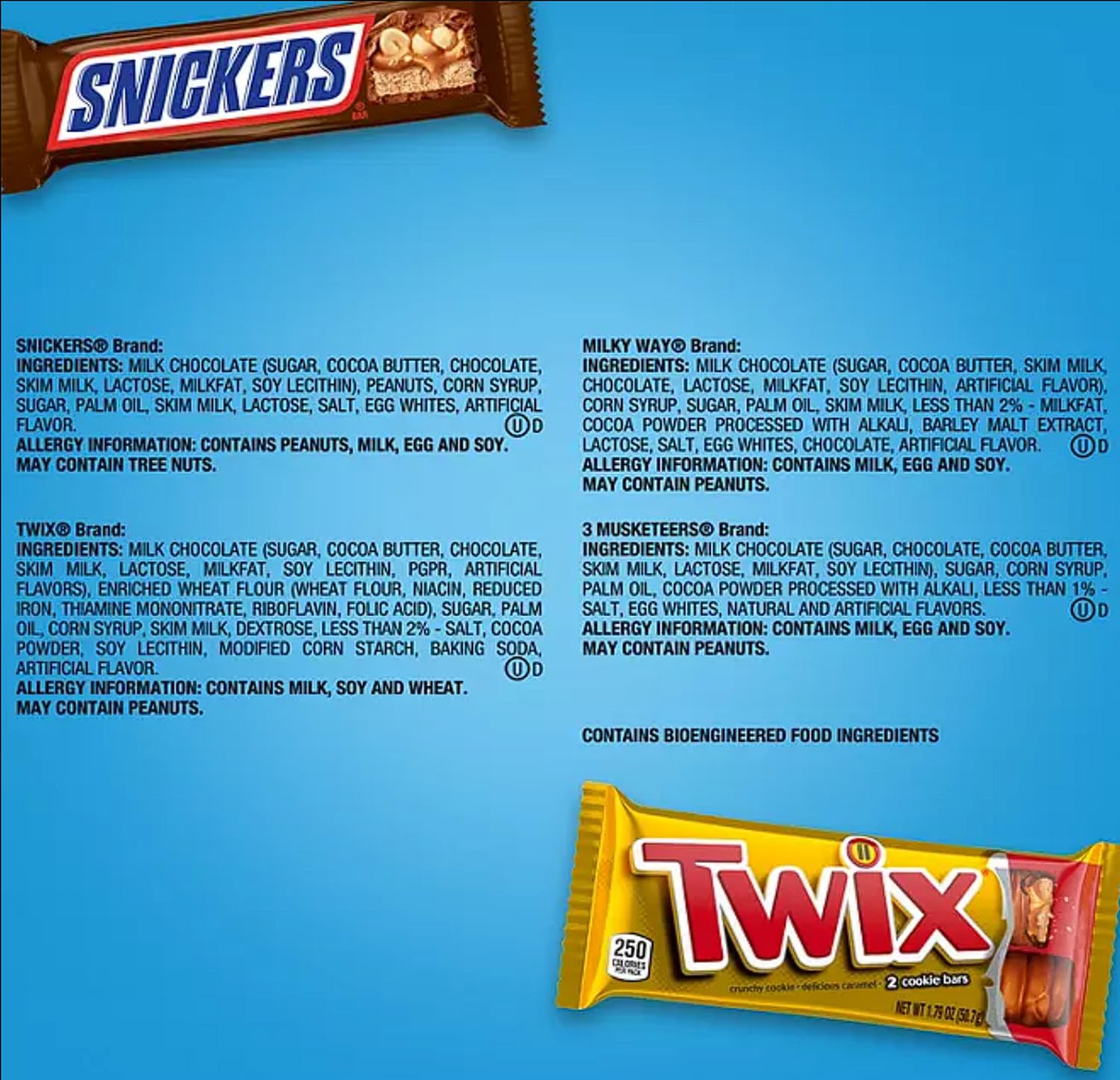 30 ct. Bulk Chocolate Candy Bars H812