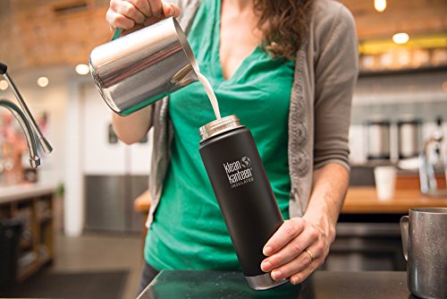 Wide Double Wall Vacuum Insulated Stainless Steel Coffee Mug with Leak Proof Café Cap F3327