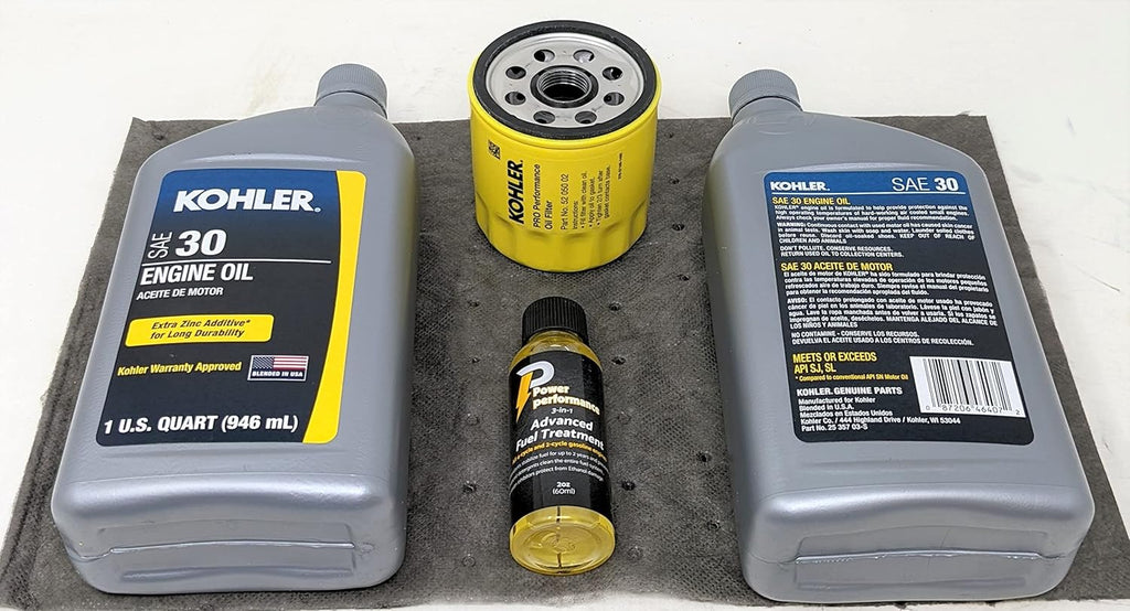 SAE30 Oil Change Kit with Oil Filter and Fuel Treatment T7488