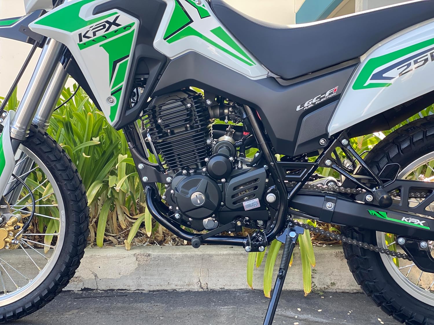 Blue 250CC Dual Sport Motorcycle I75128