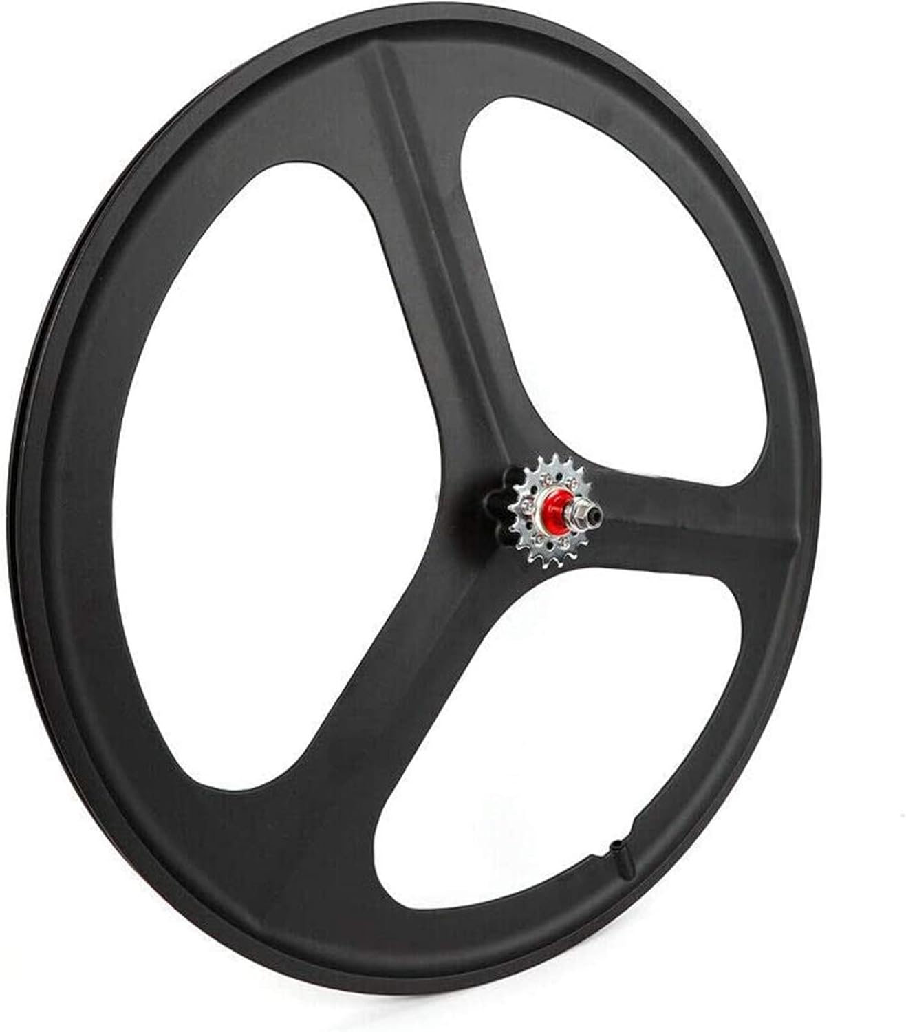 700C 3 Spoke Fixed Gear Bicycle Wheelset White S25701