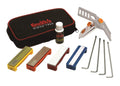 Portable Knife Sharpening System with 3 Sharpening Stones and V-Lock Vise W496810