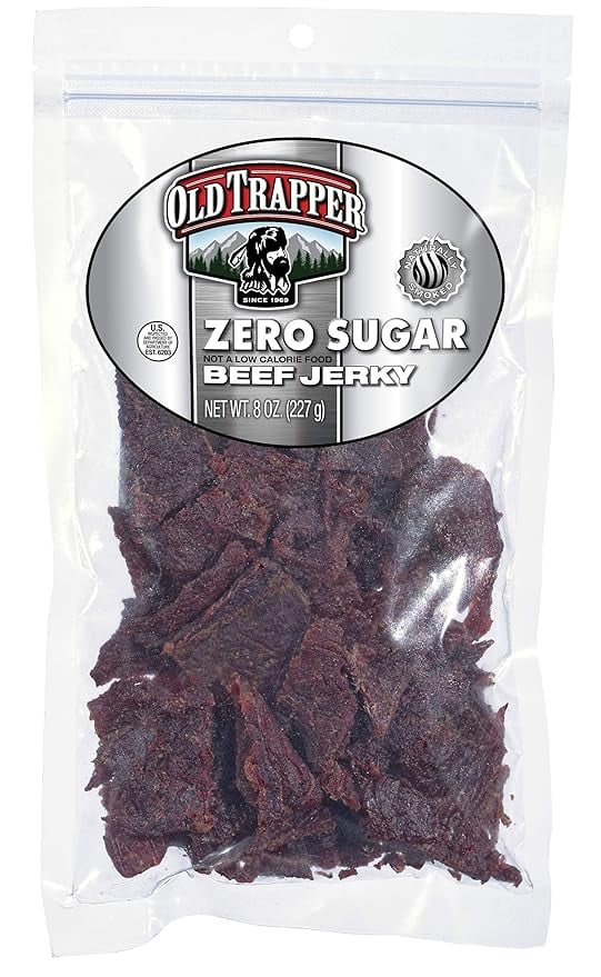 Zero Sugar Beef Jerky 8 Ounce Bag U7058