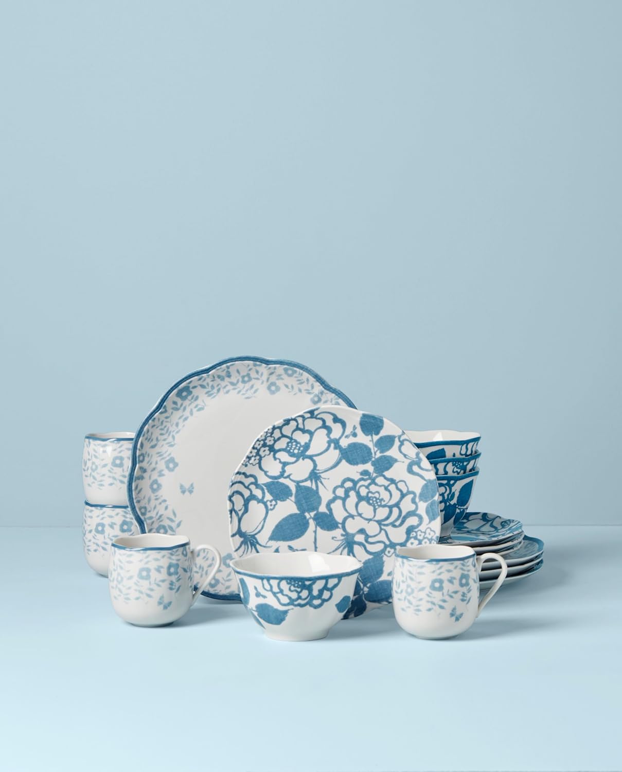 16-Piece Dinnerware Set, Cornflower U31327