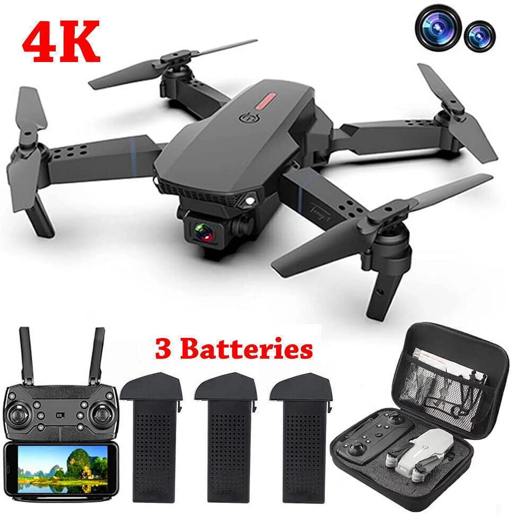 4k HD Wide Angle Camera WiFi Fpv Dual Camera Quadcopter L783939
